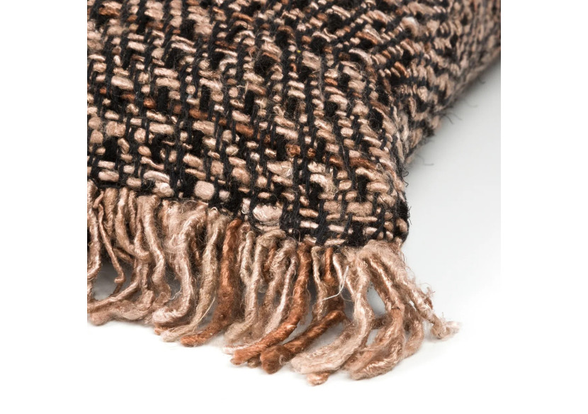 Housse de Coussin Oh My Gee - Noir Cuivre 60x60 - INIE001BCo-60x60 - Bazar Bizar