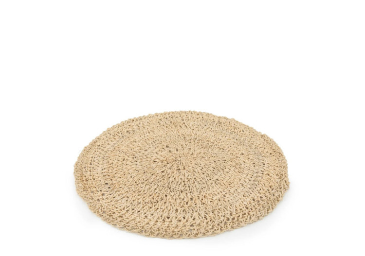 Set de Sous-Plateaux Ronds en Herbe de Mer - Naturel - BAJN010N - Bazar Bizar