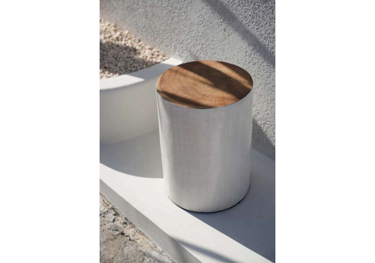 Tabouret en Bois Mungurr - Style Naturel Élégant - JAHU015NW - Bazar Bizar