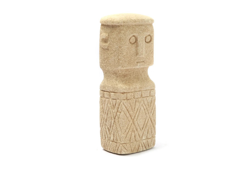 Statue en Pierre Sumba n°03 - Artisanat Traditionnel - BAHRA003 - Bazar Bizar