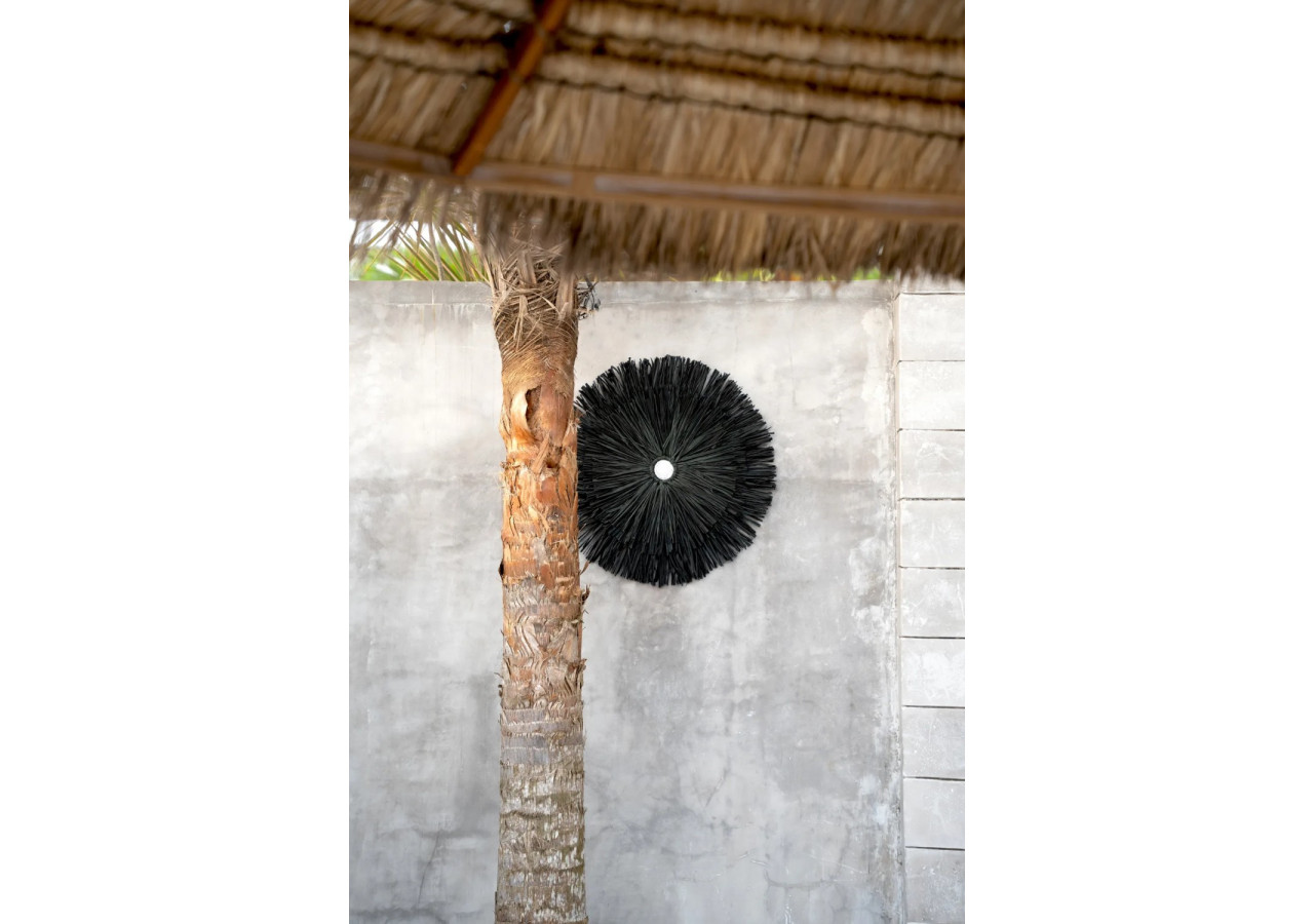 Affichage Murale en Raffia - Élégance Boho - JABR004B-50 - Bazar Bizar