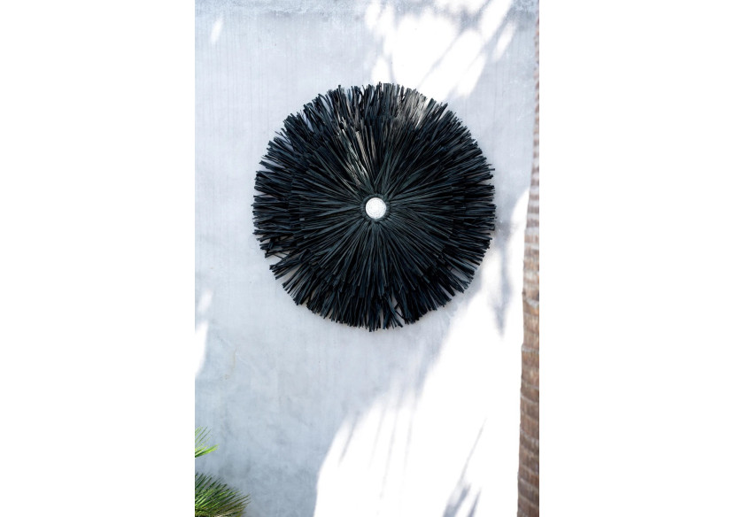 Affichage Murale en Raffia - Élégance Boho - JABR004B-50 - Bazar Bizar