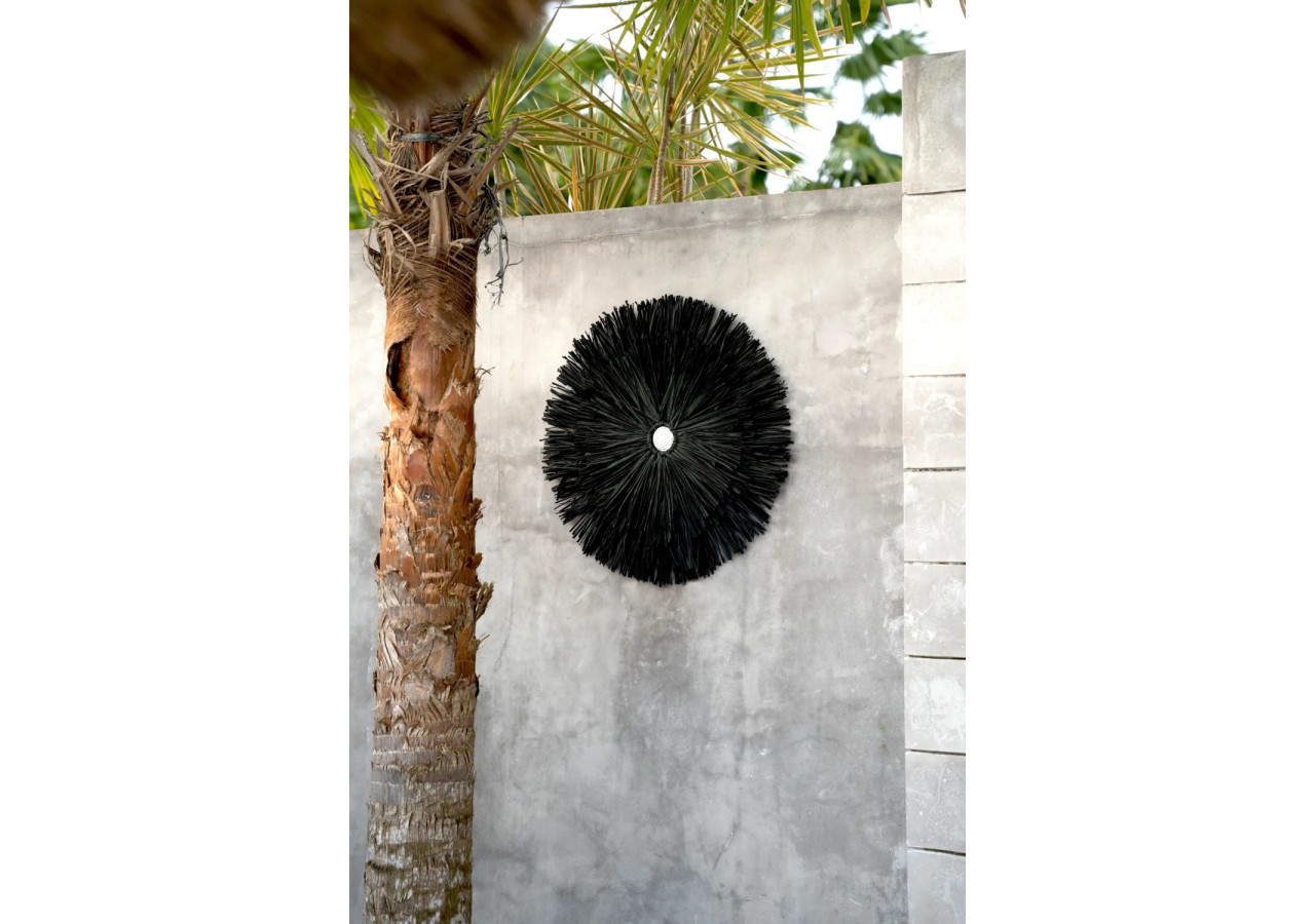 Affichage Murale en Raffia - Élégance Boho - JABR004B-50 - Bazar Bizar