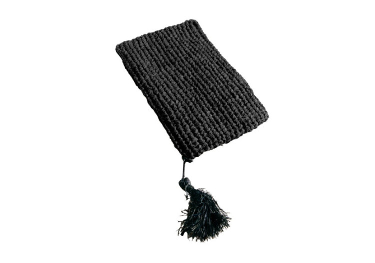 Pochette Raffia - Noir - S...