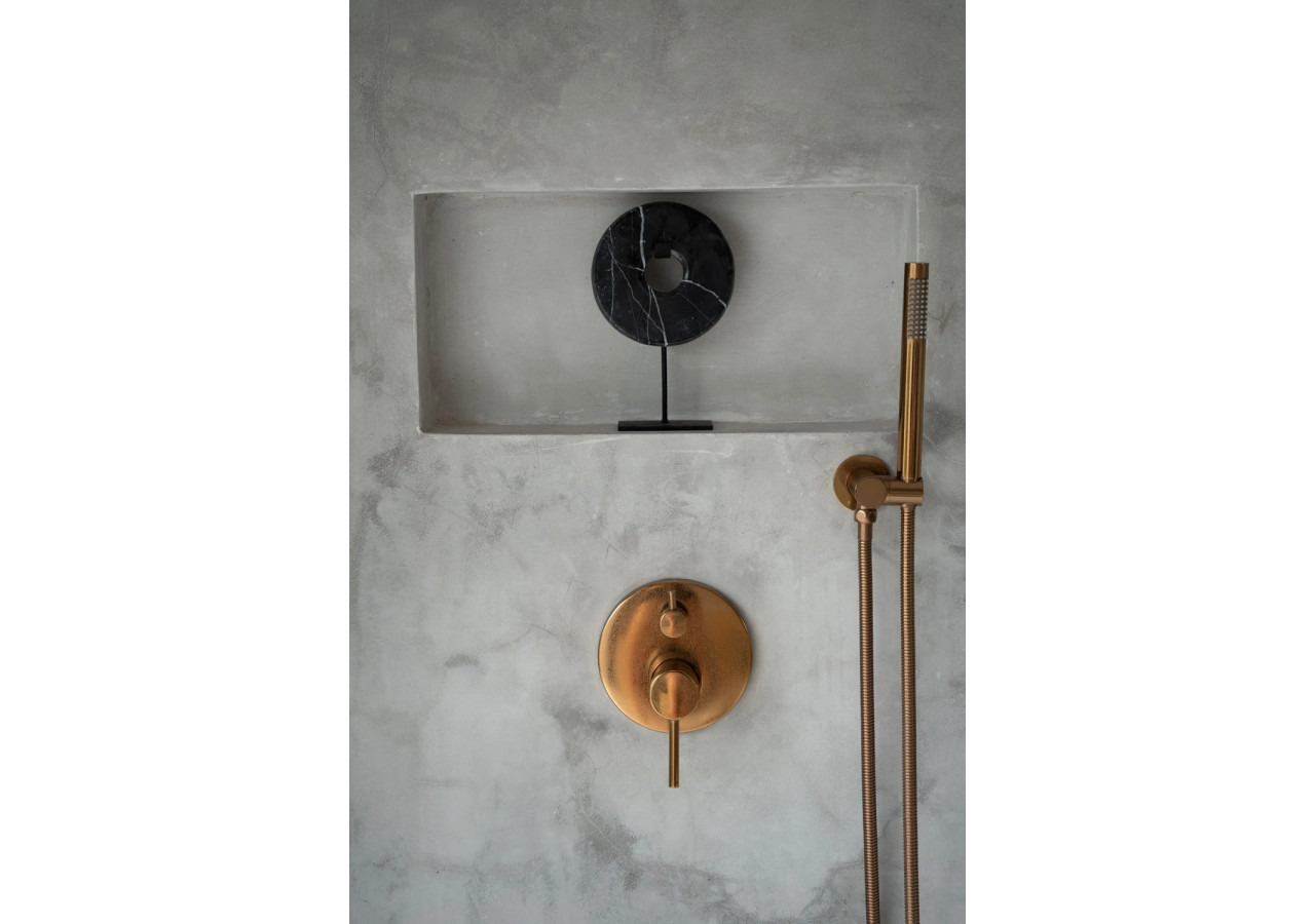 Disque en Marbre sur Socle - Noir - S - BA191B-S - Bazar Bizar