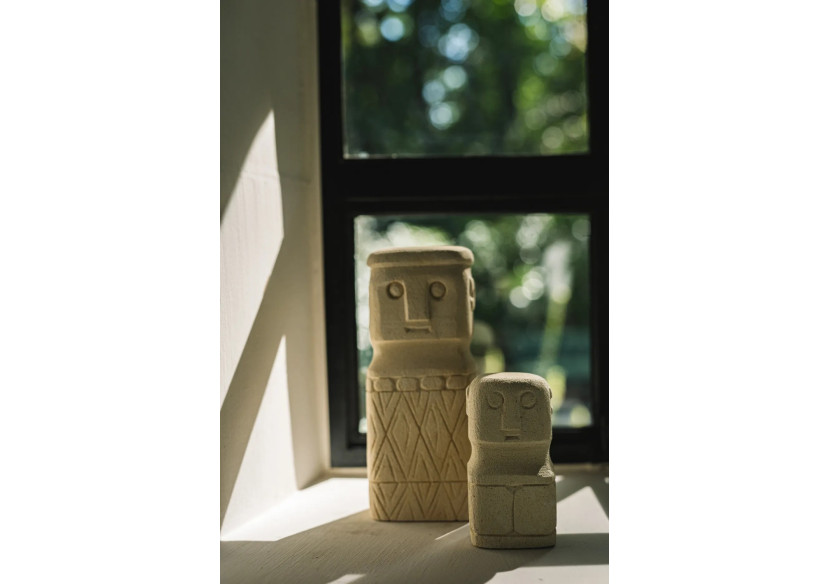 Homme en Pierre Sumba - Naturel - Petit - BA006A-S - Bazar Bizar