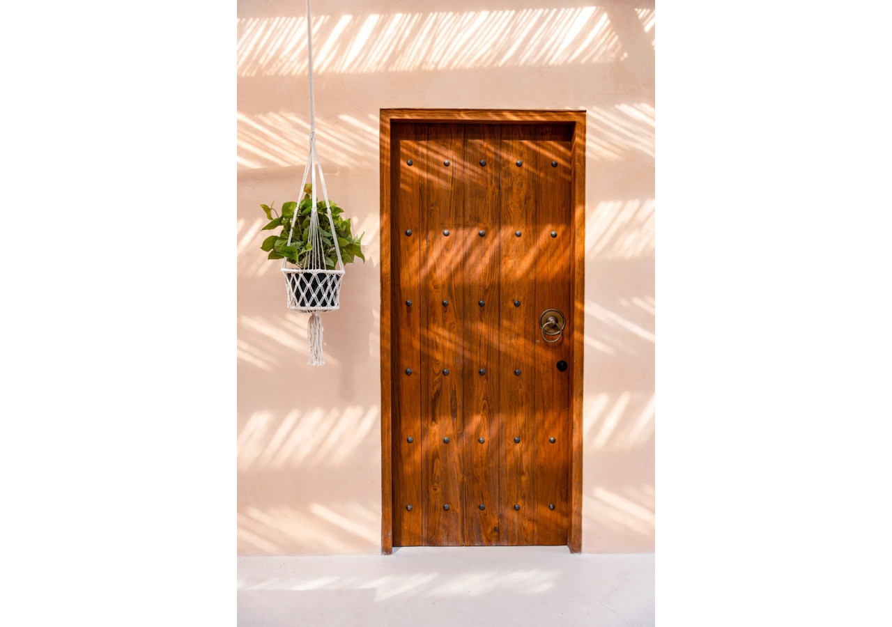 Porte-Plante en Macramé Blanc - Grande Taille - BA151W-L - Bazar Bizar