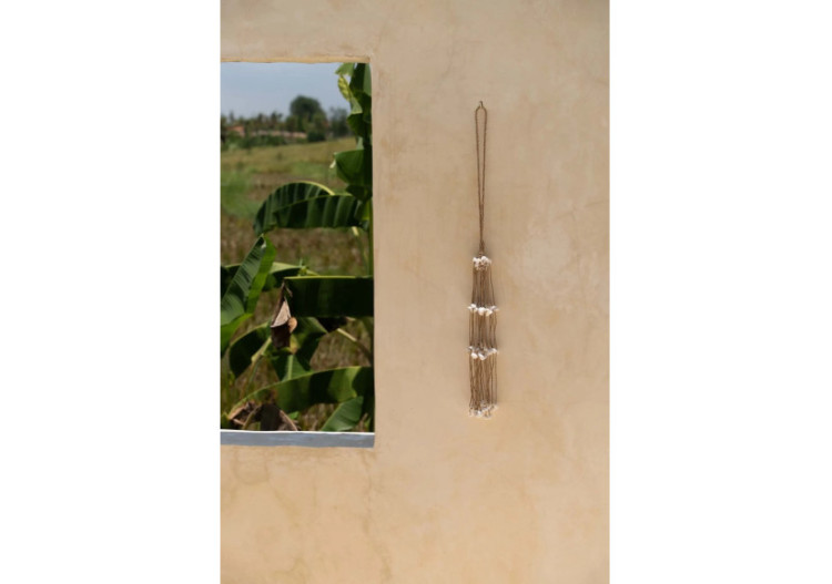 Tassel en Coquillages Blanc - Accroche Décorative - BA026W - Bazar Bizar 2