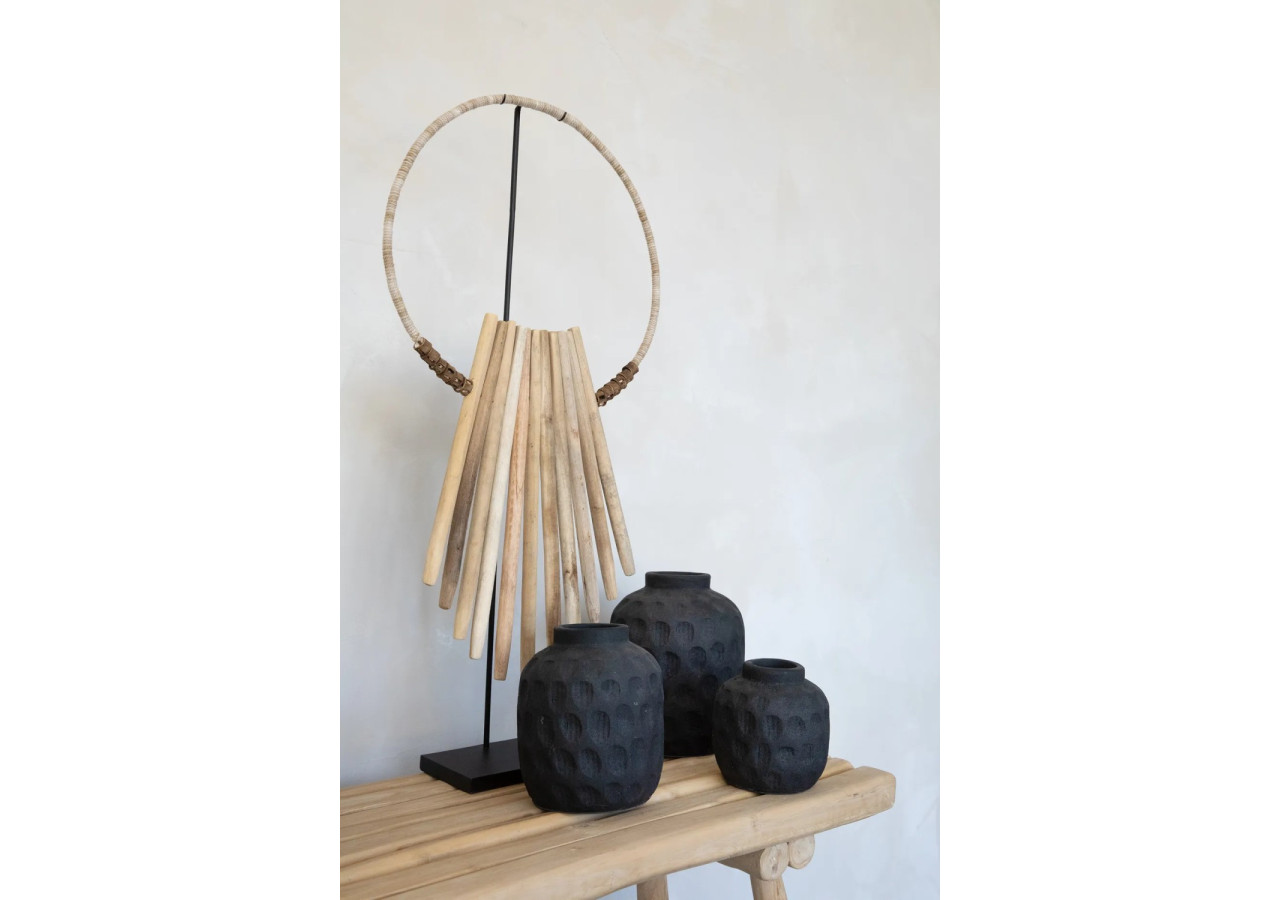 Branches en Bois sur Support - Artisanat Naturel - BAKU018N - Bazar Bizar