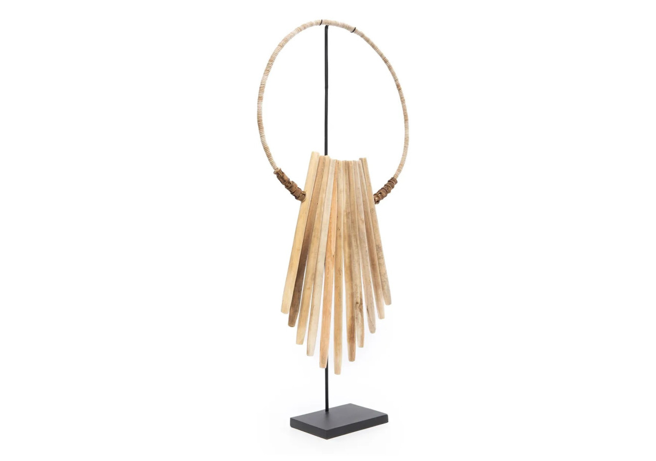 Branches en Bois sur Support - Artisanat Naturel - BAKU018N - Bazar Bizar