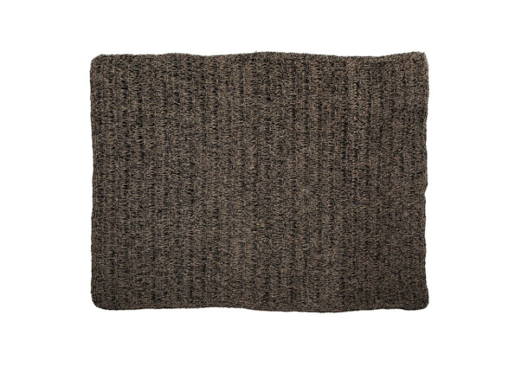 Tapis en Herbe de Mer - Noir Naturel 200x300 - BAJN016NB-200x300 - Bazar Bizar