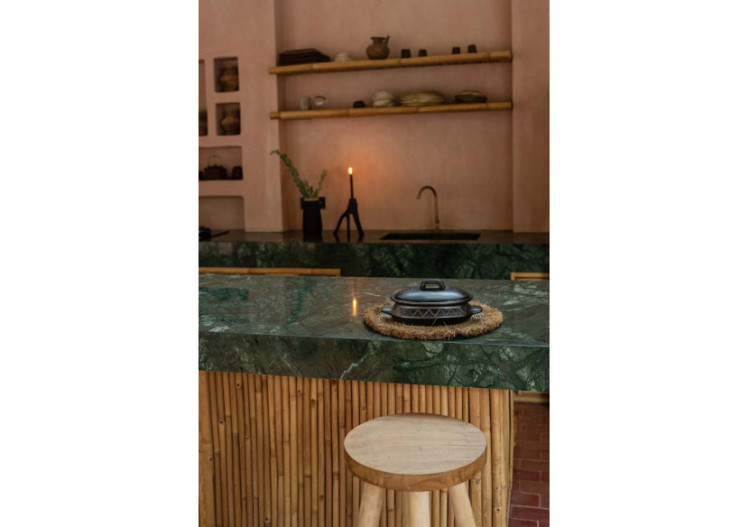 Pot ovale brûlé avec motif et poignées latérales - Noir - JAES032B - Bazar Bizar 2