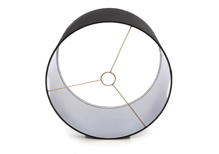 Lampe de table en bois de teck - Noir Naturel - JABR064NB - Bazar Bizar