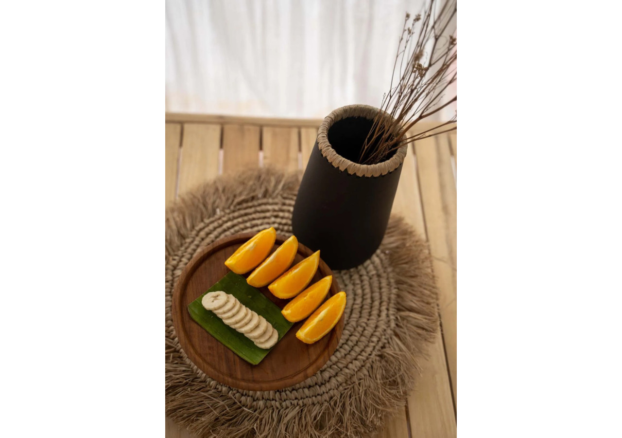 Set de sous-assiettes en raffia de mer - Naturel - BAVE001N - Bazar Bizar