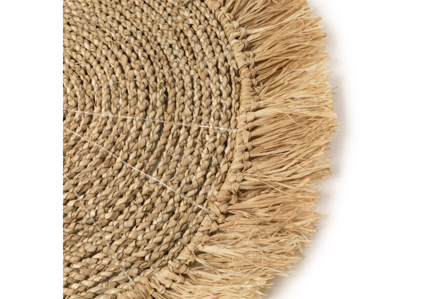 Set de sous-assiettes en raffia de mer - Naturel - BAVE001N - Bazar Bizar