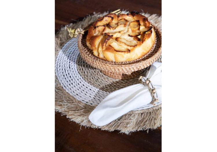 Set de sous-assiettes en raffia de mer - Blanc Naturel - BAVE001NW - Bazar Bizar 2