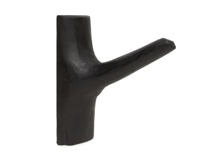 Crochet en bois de teck - Noir - JABR058B - Bazar Bizar