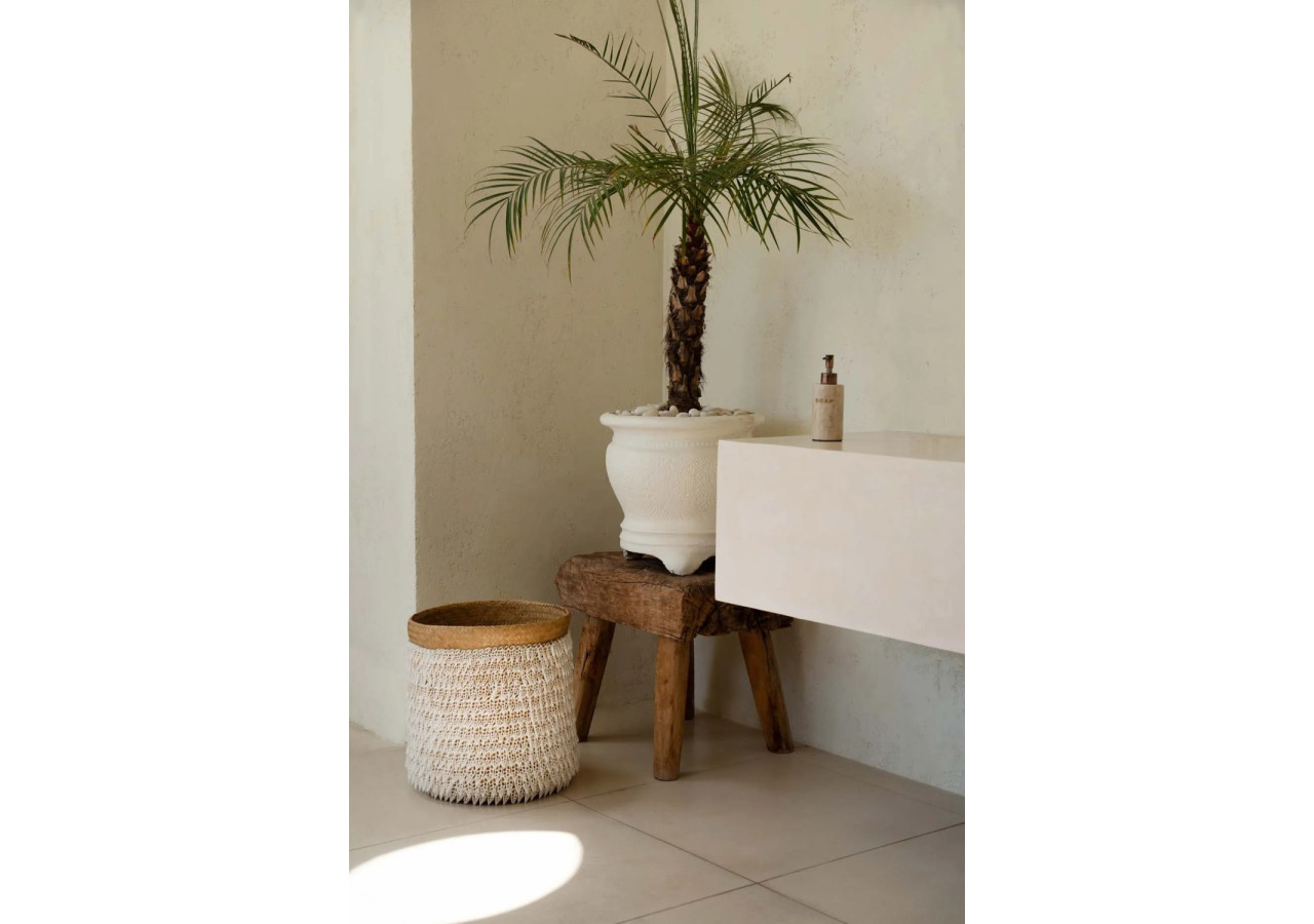 Panier en pandan n°2 - BAEX008NW - Bazar Bizar