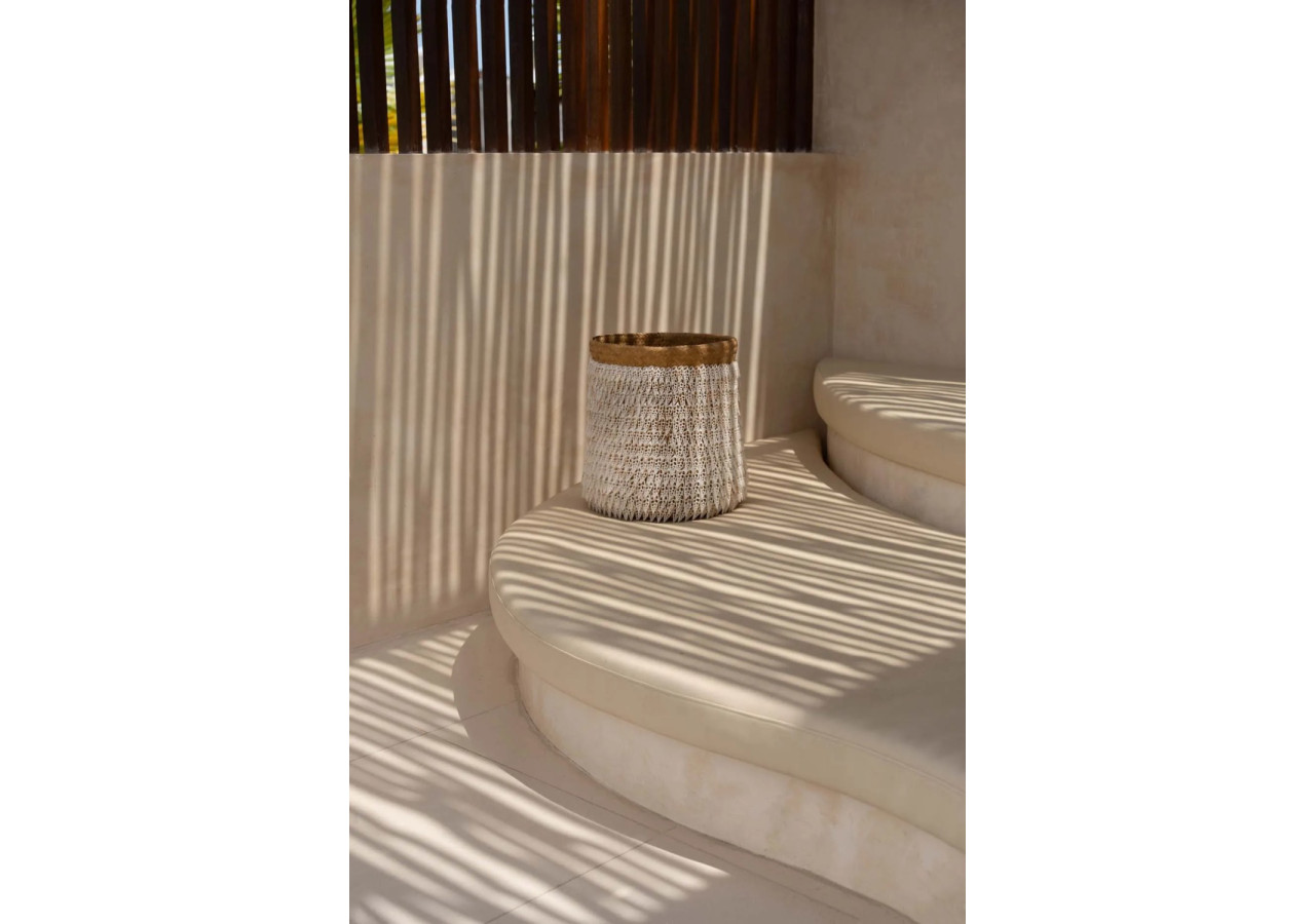 Panier en pandan n°2 - BAEX008NW - Bazar Bizar