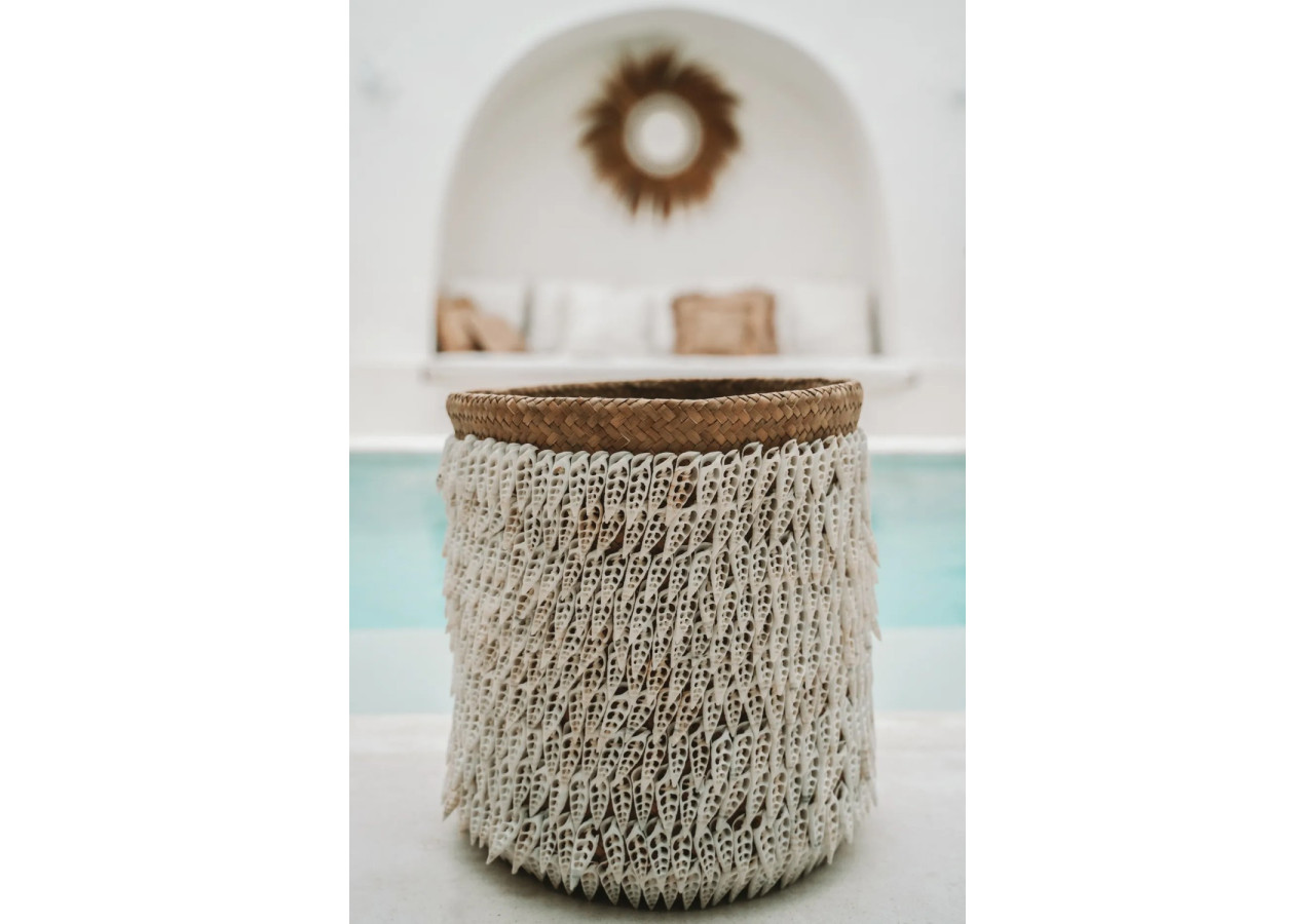 Panier en pandan n°2 - BAEX008NW - Bazar Bizar