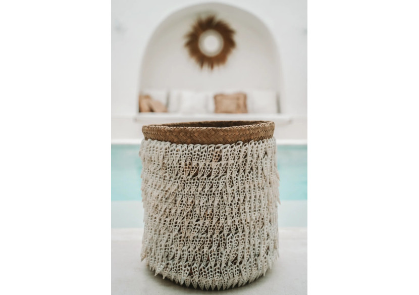 Panier en pandan n°2 - BAEX008NW - Bazar Bizar