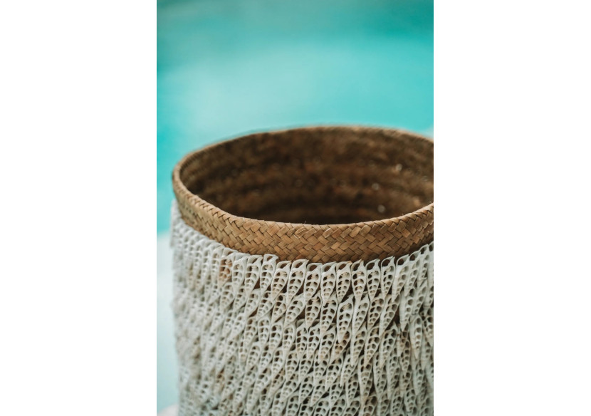 Panier en pandan n°2 - BAEX008NW - Bazar Bizar