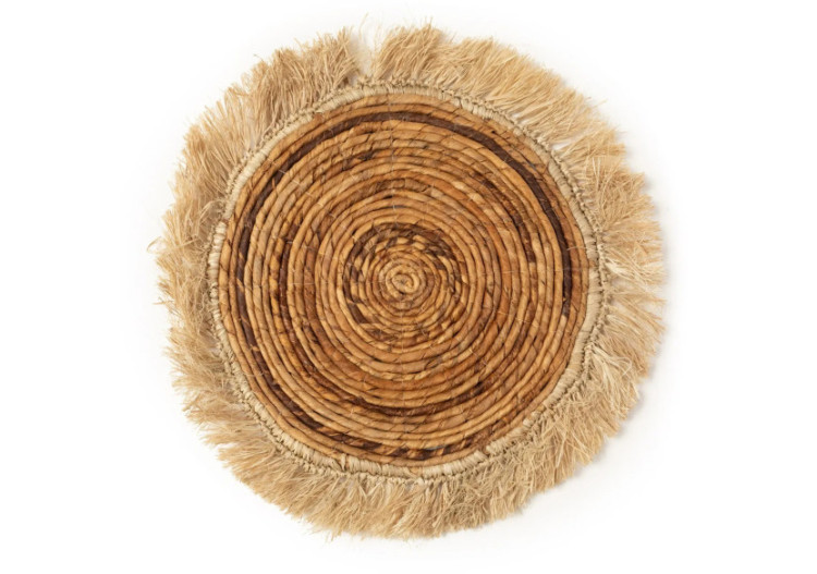 Set de Sous-Plateaux BANANE - Raffia Naturel - BAVE002N - Bazar Bizar