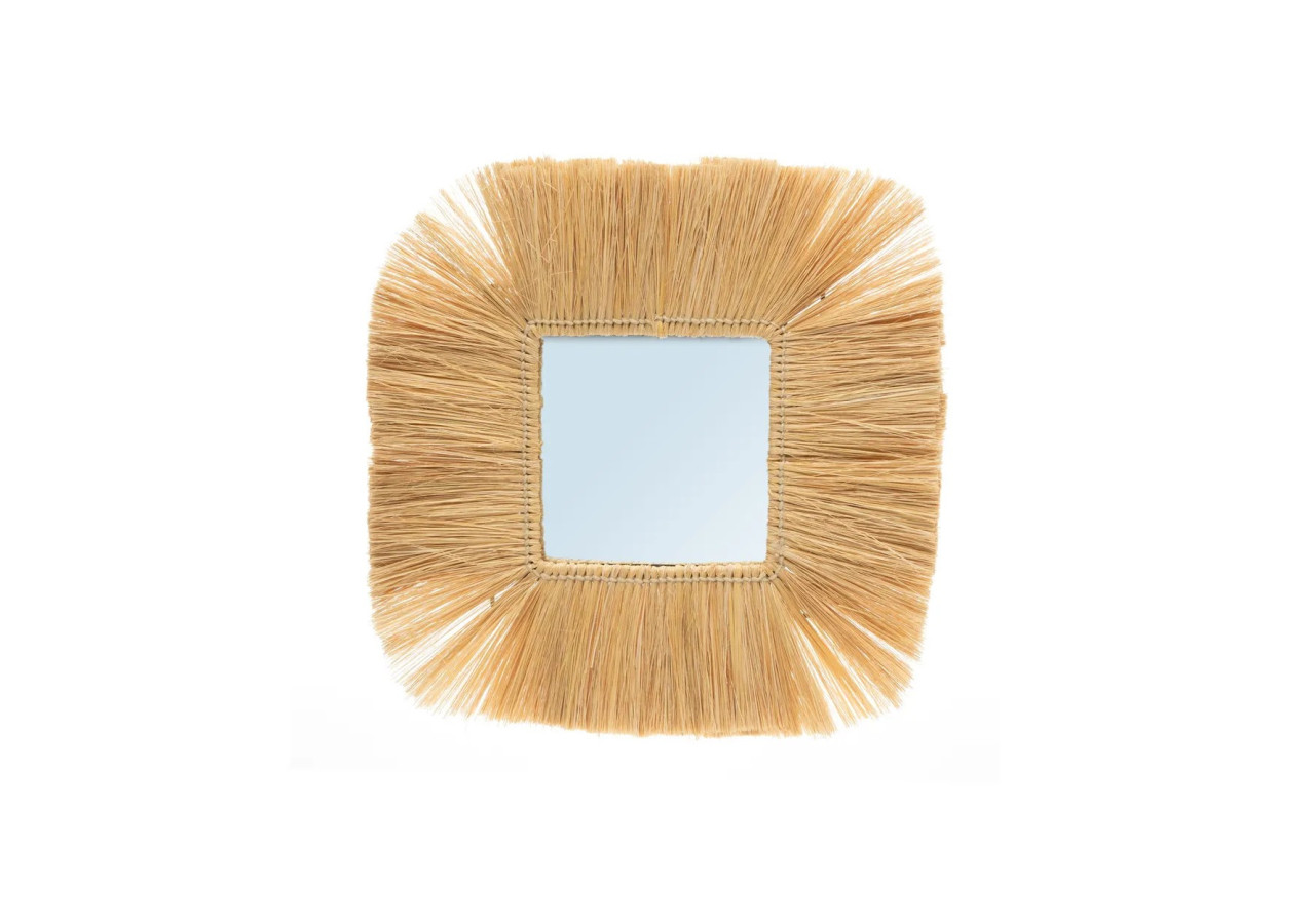 Miroir GOA - Naturel - Taille M - INMA002N-M-50 - Bazar Bizar