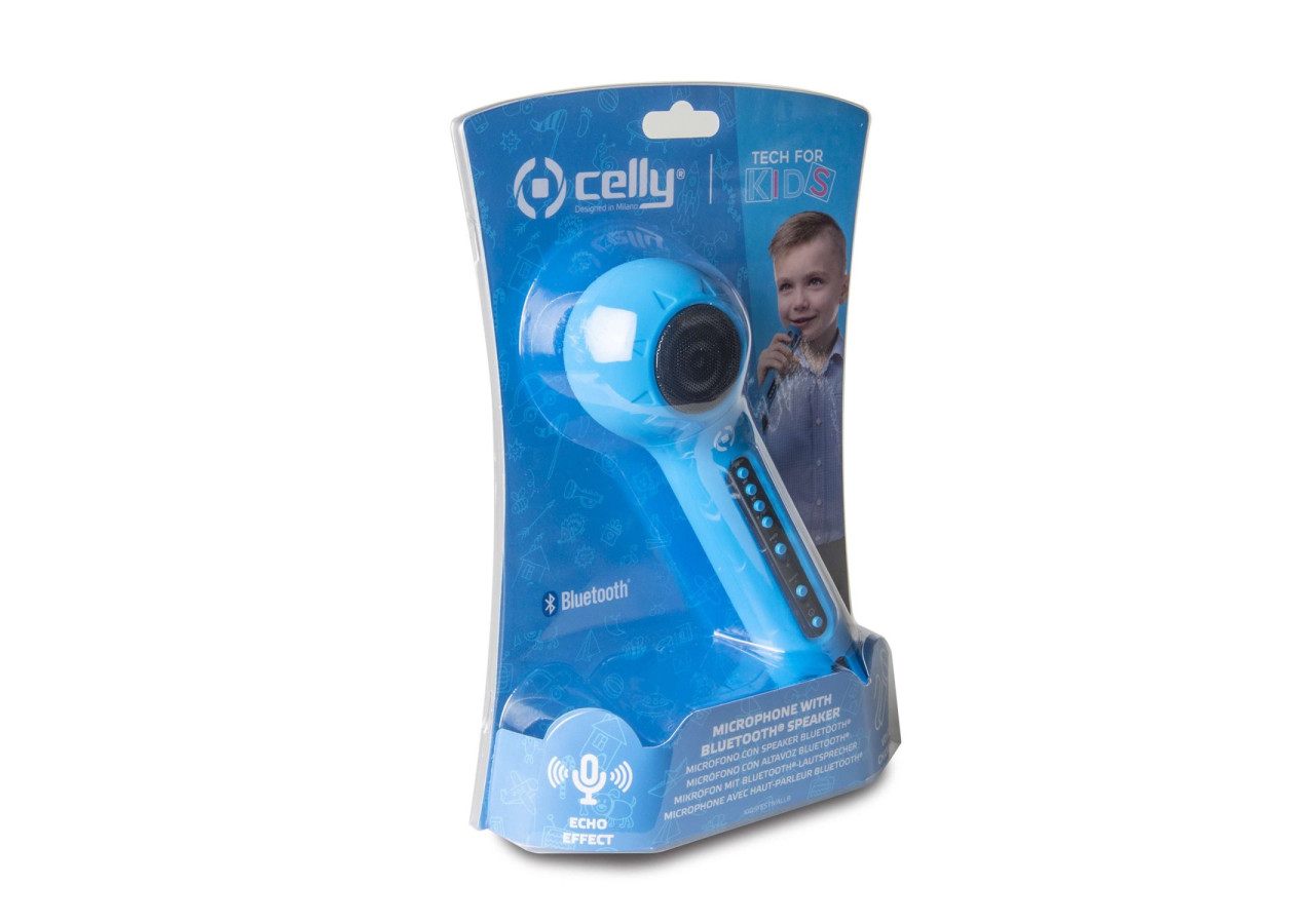 Microphone Tech pour Enfants avec Haut-Parleur Bluetooth 3W - CE 752622 - Celly