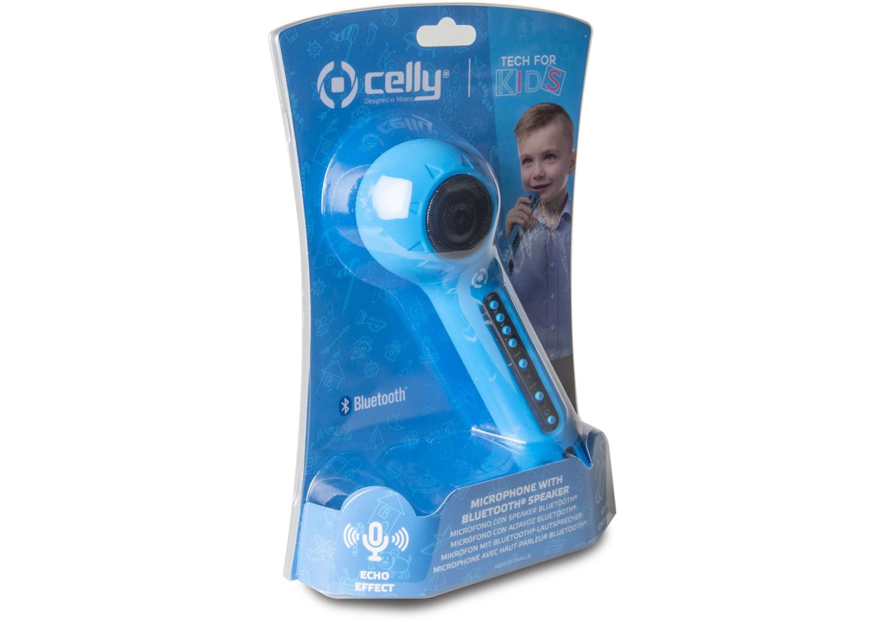 Microphone Tech pour Enfants avec Haut-Parleur Bluetooth 3W - CE 752622 - Celly