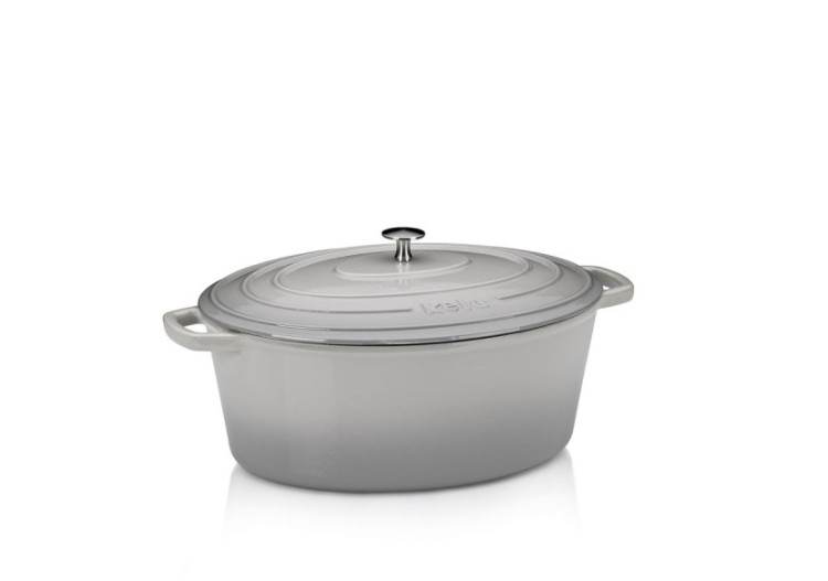 Braadpan Calido - Ovale 9,3 litres avec couvercle - KE 126093 - Kela Keuken