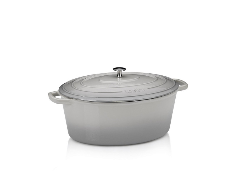 Braadpan Calido - Ovale 9,3 litres avec couvercle - KE 126093 - Kela Keuken