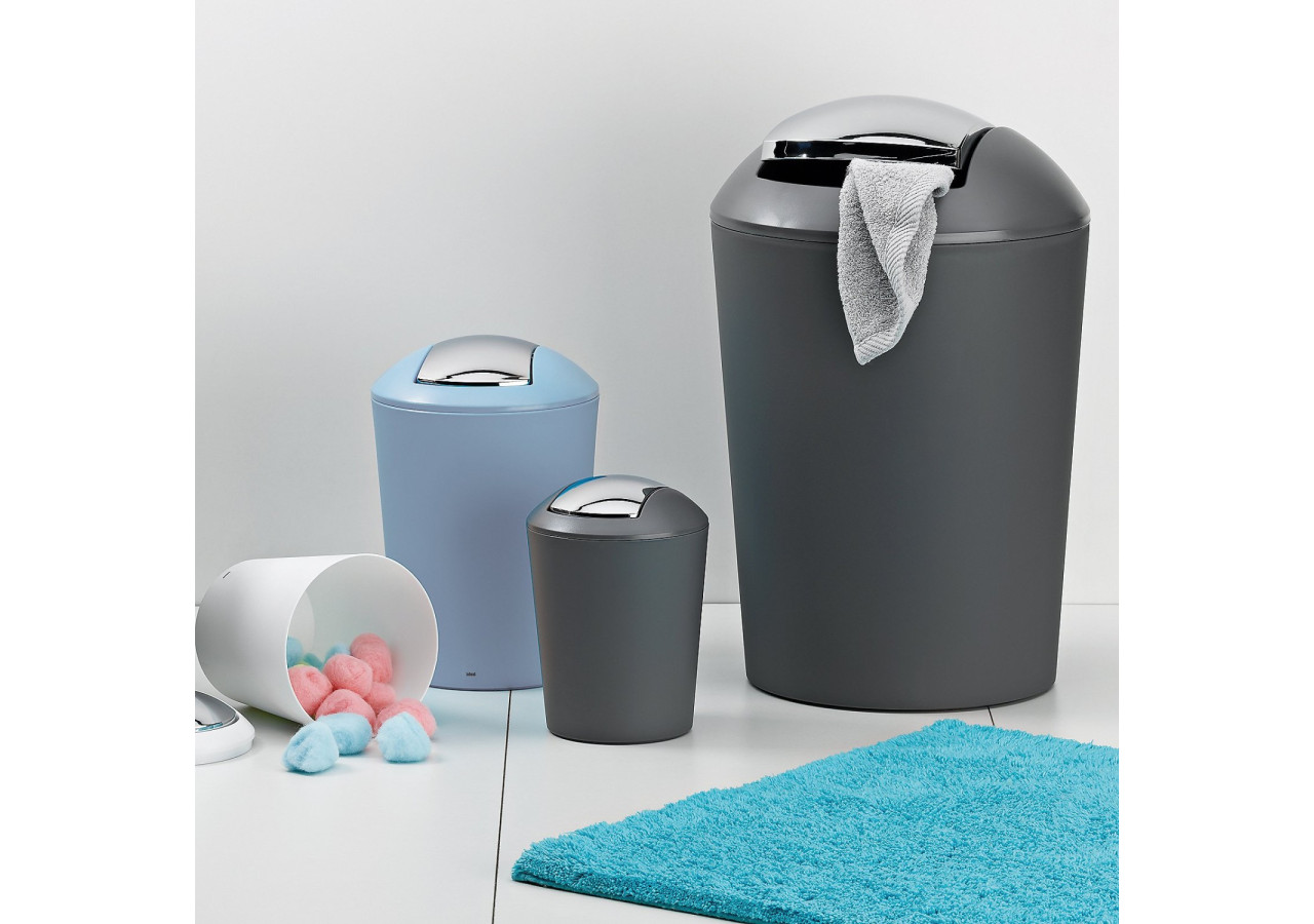 Corbeille Marta - 1,7 litres avec couvercle pivotant - KE 222726 - Kela Badkamer