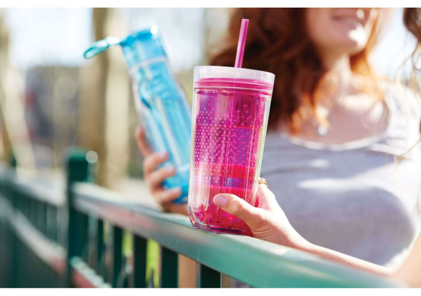 Bouteille de voyage Zoku avec paille - 325 ml en violet - ZK 021248 - Zoku Bouteille de voyage Zoku avec paille - 325 ml en violet - ZK 021248 - Zoku