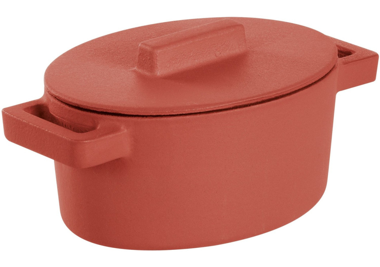 Braadpan Terra.Cotto - Gietijzer Ovale 13x10 cm - SA 925146 - Sambonet