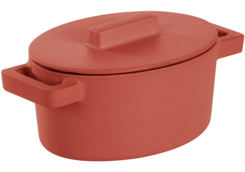 Braadpan Terra.Cotto - Gietijzer Ovale 13x10 cm - SA 925146 - Sambonet