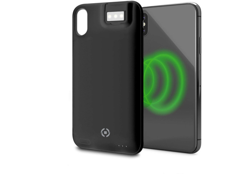 PowerCase - Coque et batterie 2 en 1 pour iPhone X/Xs - CE 750154 - Celly