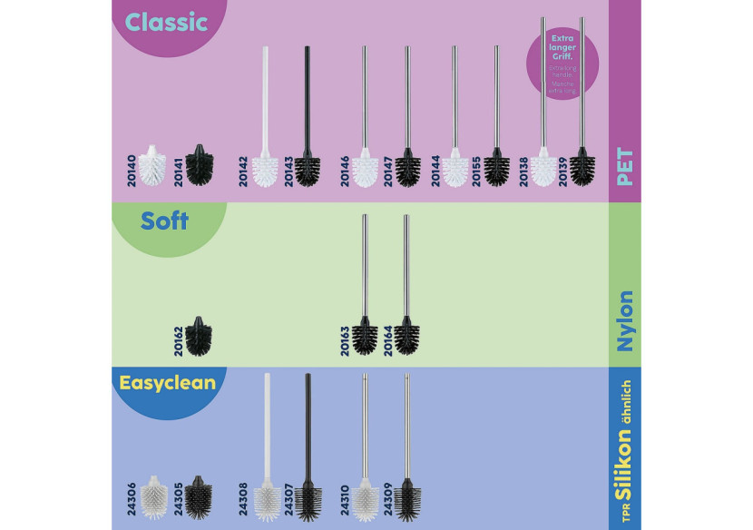 Brosse de toilette 42,5 cm - Élégance et efficacité - KE 201479 - Kela Badkamer Brosse de toilette 42,5 cm - Élégance et efficacité - KE 201479 - Kela Badkamer
