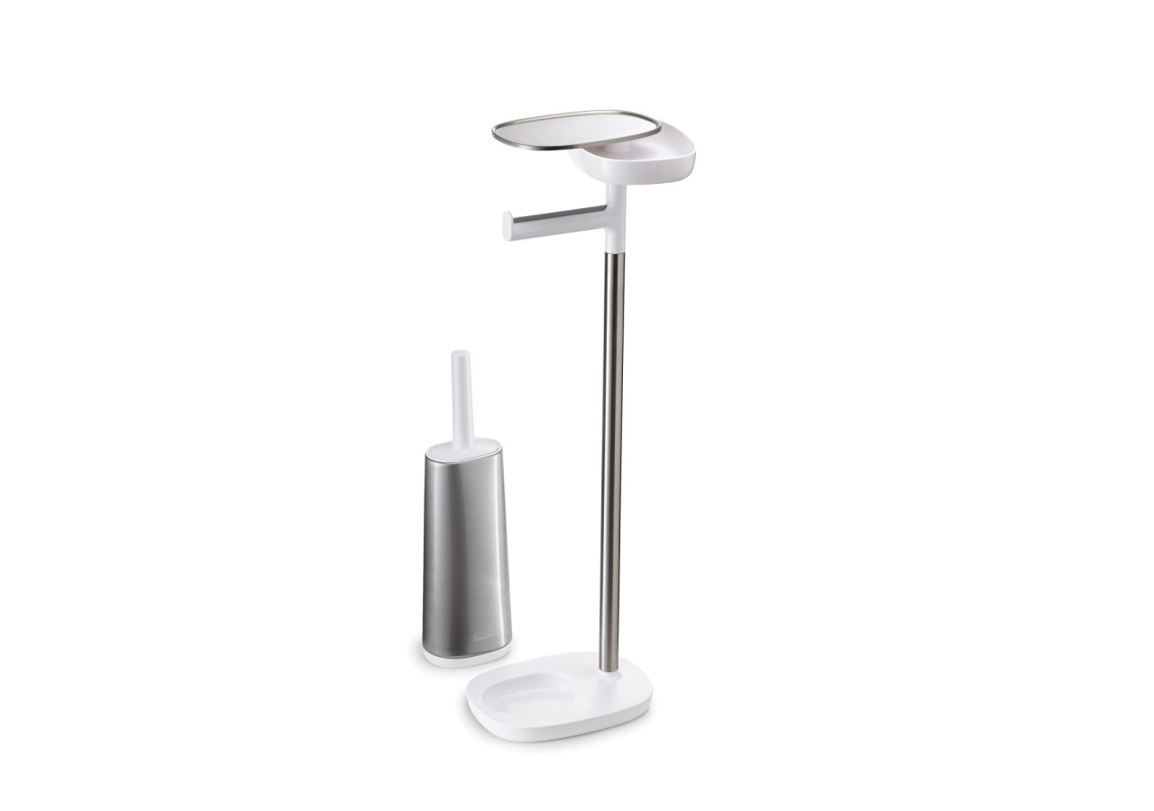 Porte-rouleau et brosse de toilette EasyStore - Praticité et style - JJ 705195 - Joseph Joseph