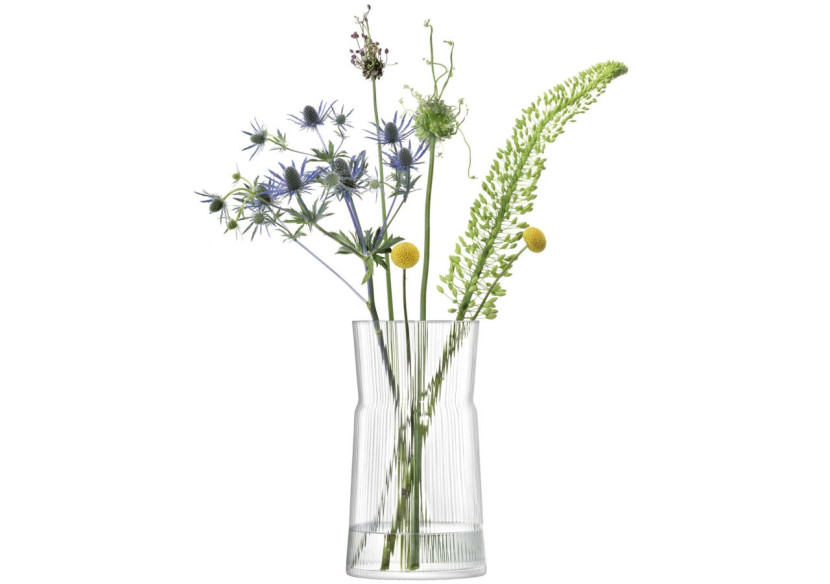 Bougeoir Gio Line - Verre haut 29 cm avec bougie - LS 569906 - L.S.A.