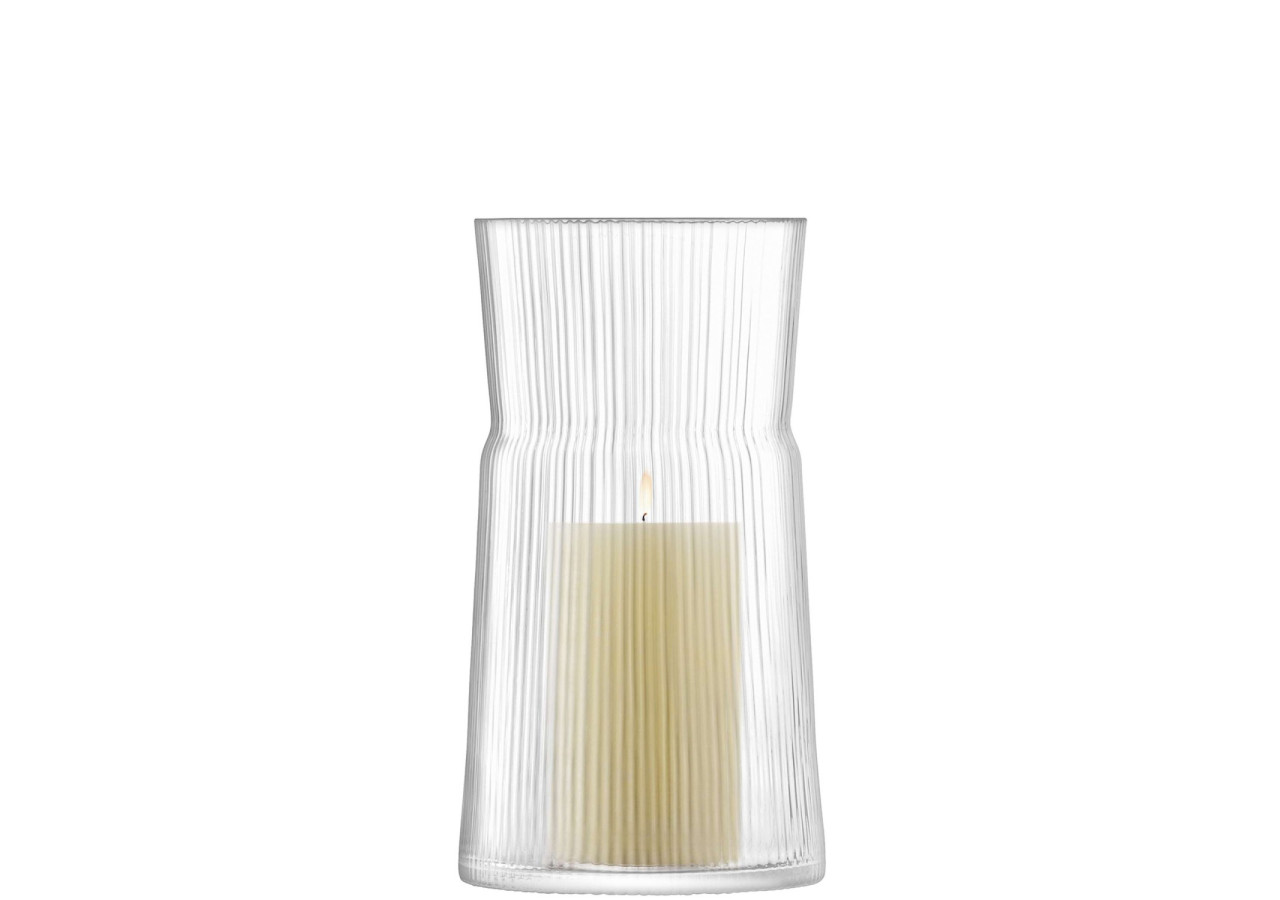Bougeoir Gio Line - Verre haut 29 cm avec bougie - LS 569906 - L.S.A.