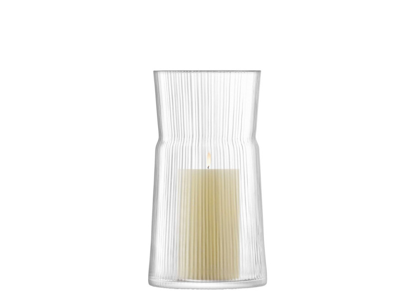 Bougeoir Gio Line - Verre haut 29 cm avec bougie - LS 569906 - L.S.A.