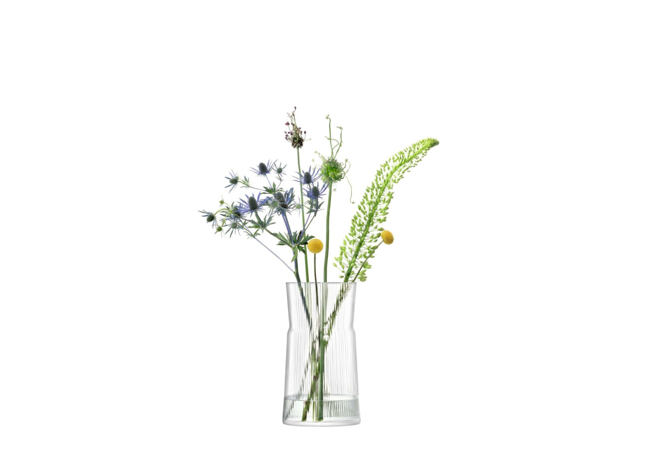 Bougeoir Gio Line - Verre haut 29 cm avec bougie - LS 569906 - L.S.A.