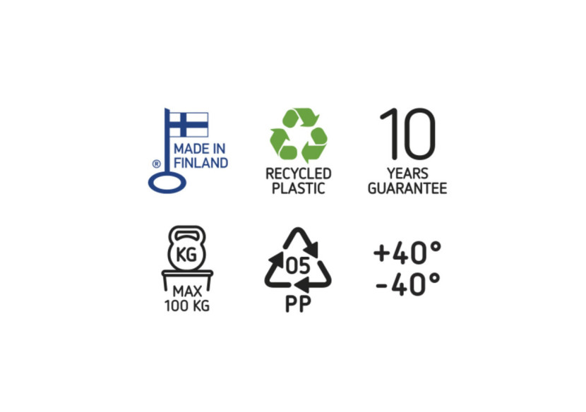 Couvercle SmartStore Collect - Pour boîte de 13L, taupe - OR 090392 - Orthex