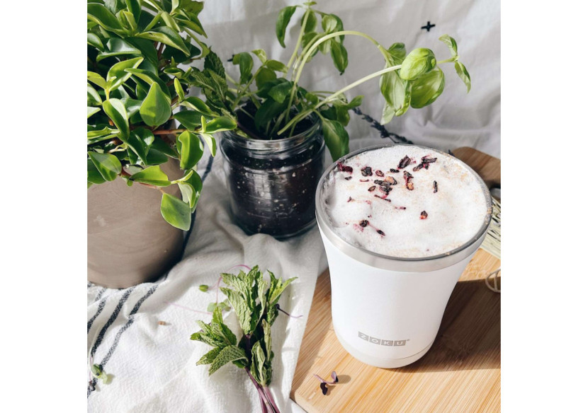 Thermosbeker Zoku - 350 ml, gris, 3-en-1 - ZK 163-10 - Zoku Thermosbeker Zoku - 350 ml, gris, 3-en-1 - ZK 163-10 - Zoku