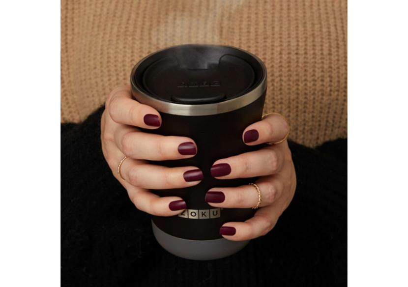 Thermosbeker Zoku - 350 ml, gris, 3-en-1 - ZK 163-10 - Zoku Thermosbeker Zoku - 350 ml, gris, 3-en-1 - ZK 163-10 - Zoku