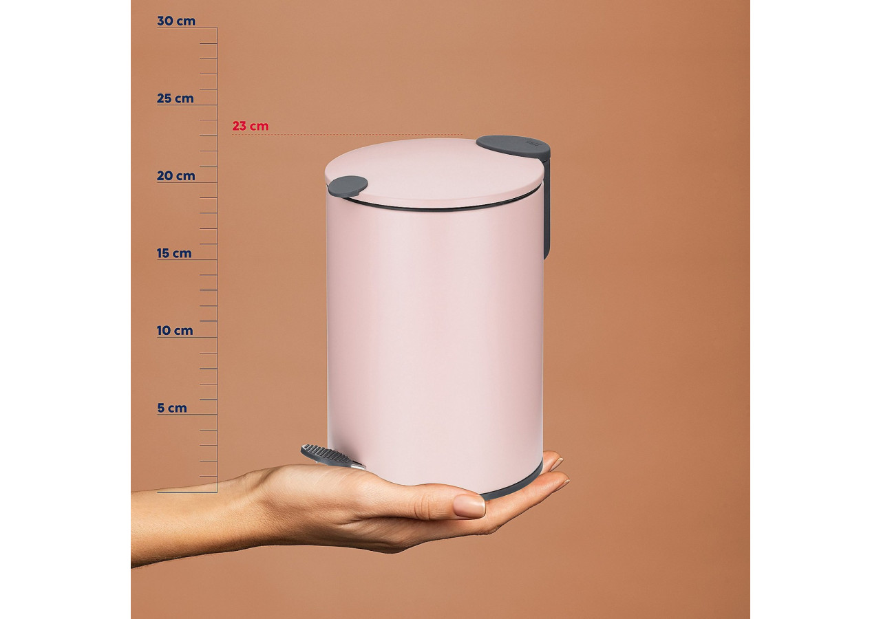 Poubelle MATS - Pédale 3L en métal, design élégant - KE 236174 - Kela Badkamer