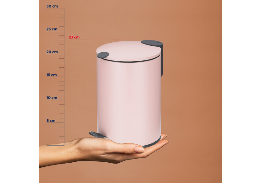 Poubelle MATS - Pédale 3L en métal, design élégant - KE 236174 - Kela Badkamer Poubelle MATS - Pédale 3L en métal, design élégant - KE 236174 - Kela Badkamer