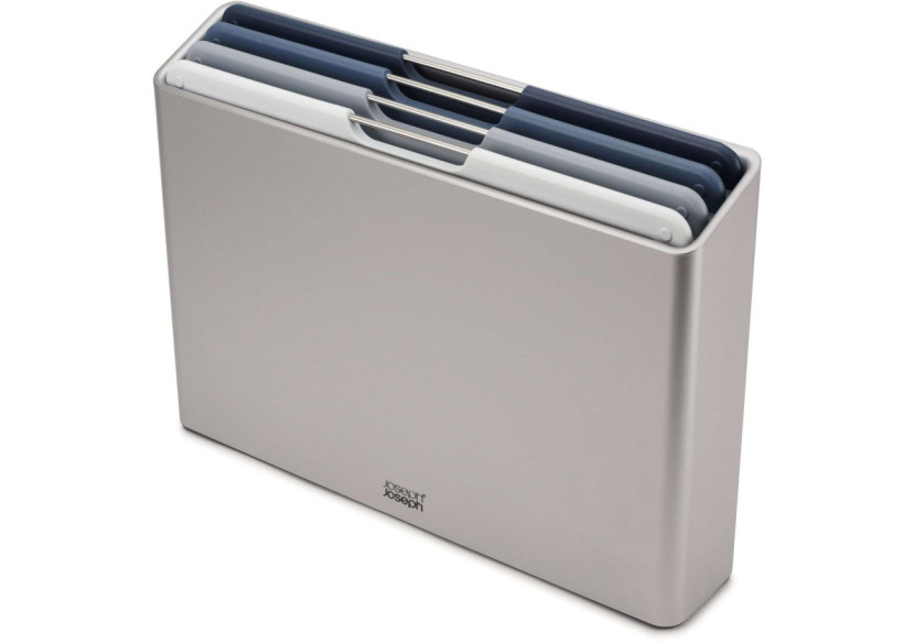 Set de 4 Planches à Découper FOLIO - Organisateur avec support - JJ 003130 - Joseph Joseph Set de 4 Planches à Découper FOLIO - Organisateur avec support - JJ 003130 - Joseph Joseph