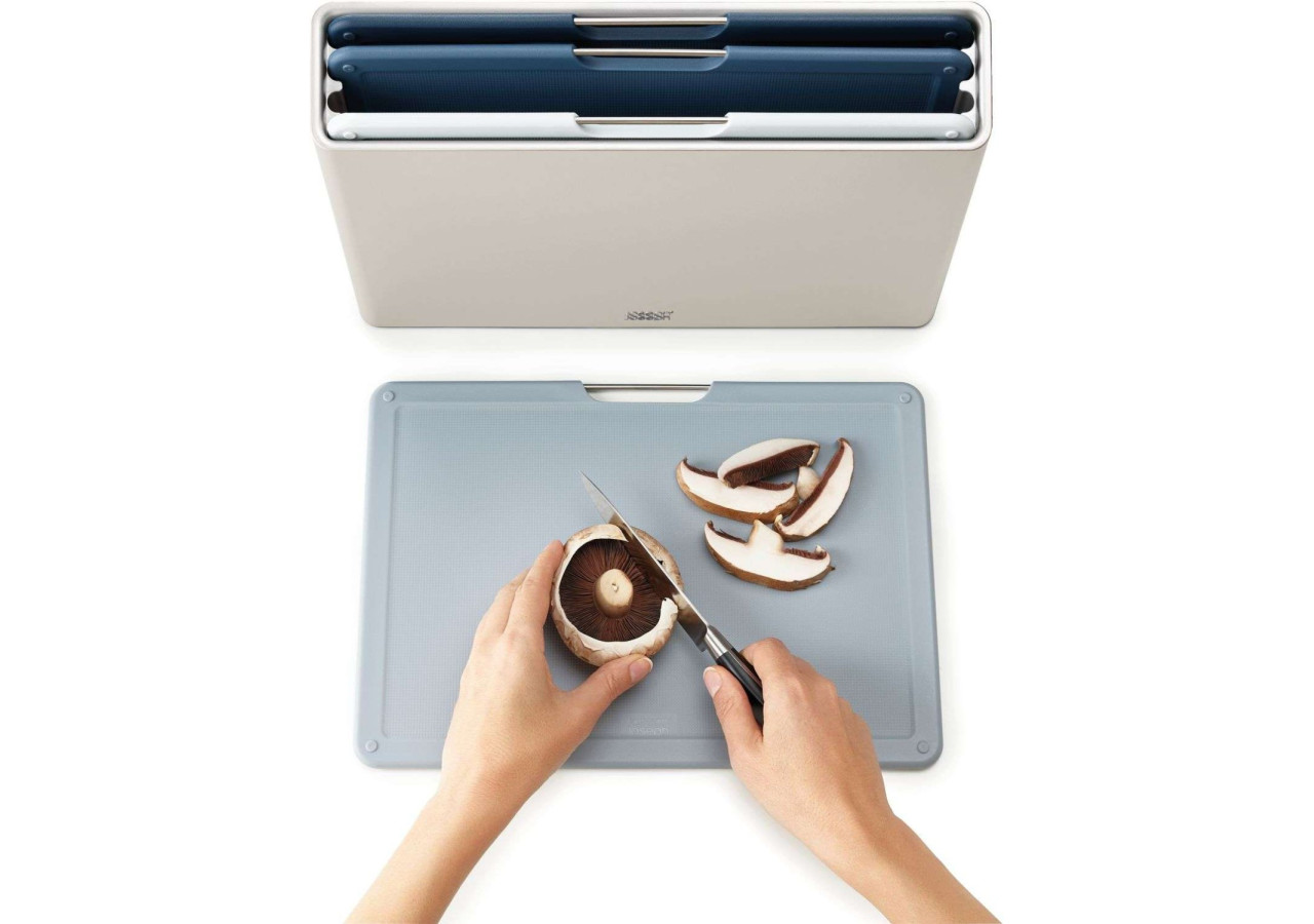 Set de 4 Planches à Découper FOLIO - Organisateur avec support - JJ 003130 - Joseph Joseph